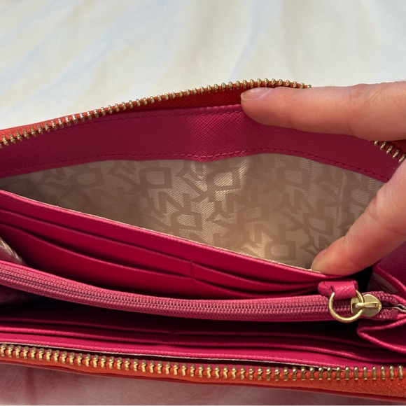 DKNY Summer Spring Wallet Coral - Picture 6 of 10